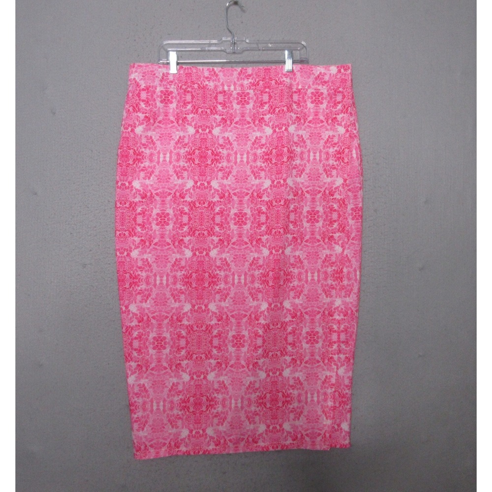 RipSkirt Hawaii XXL Pink Floral Tropical Pencil Length 3 Pockets Resort Beach